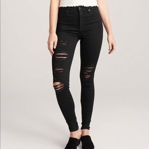 Abercrombie and Fitch high rise skinny jeans